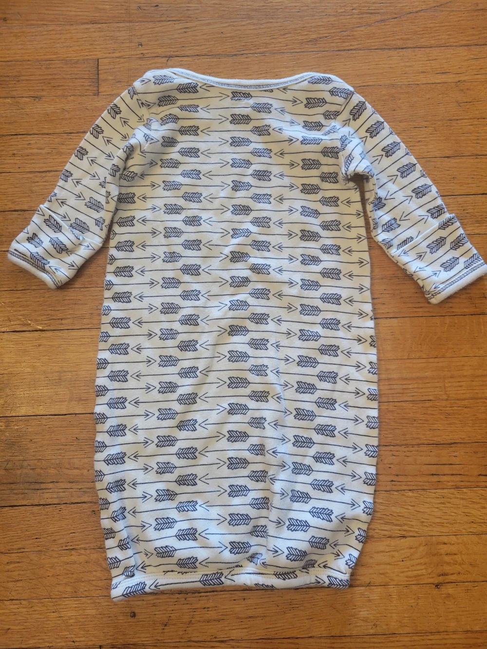 100% Organic Cotton Neutral Gray & White Baby 5- Pc Sleeper Set